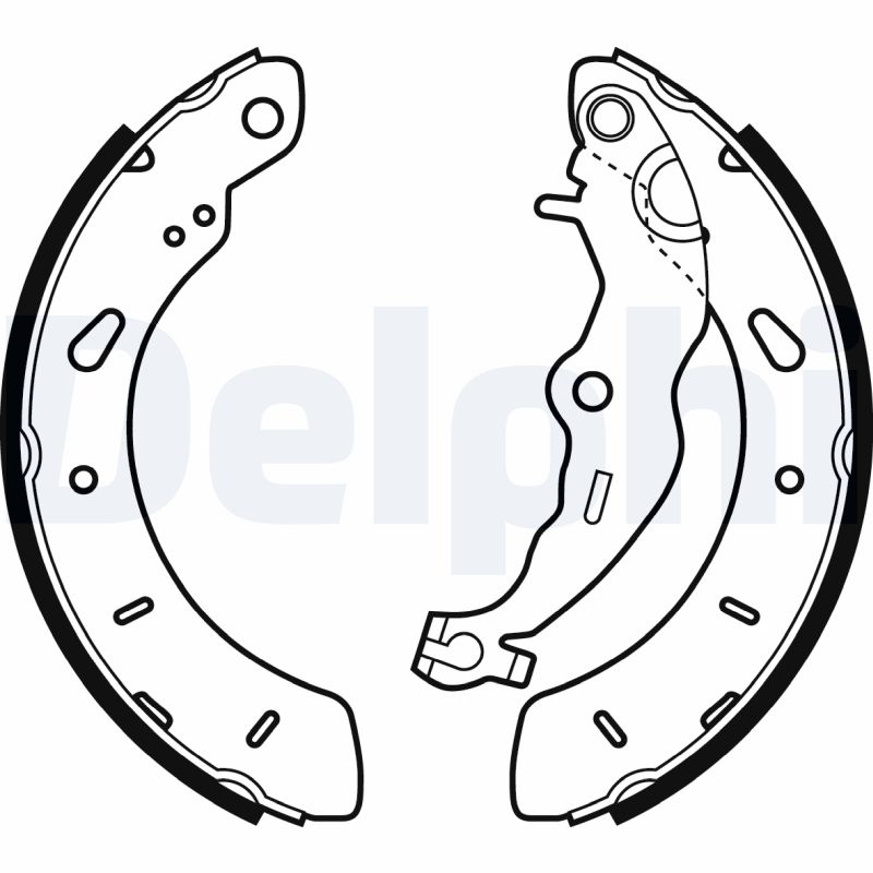 DELPHI Bremsebakkesæt ls2062 for FORD