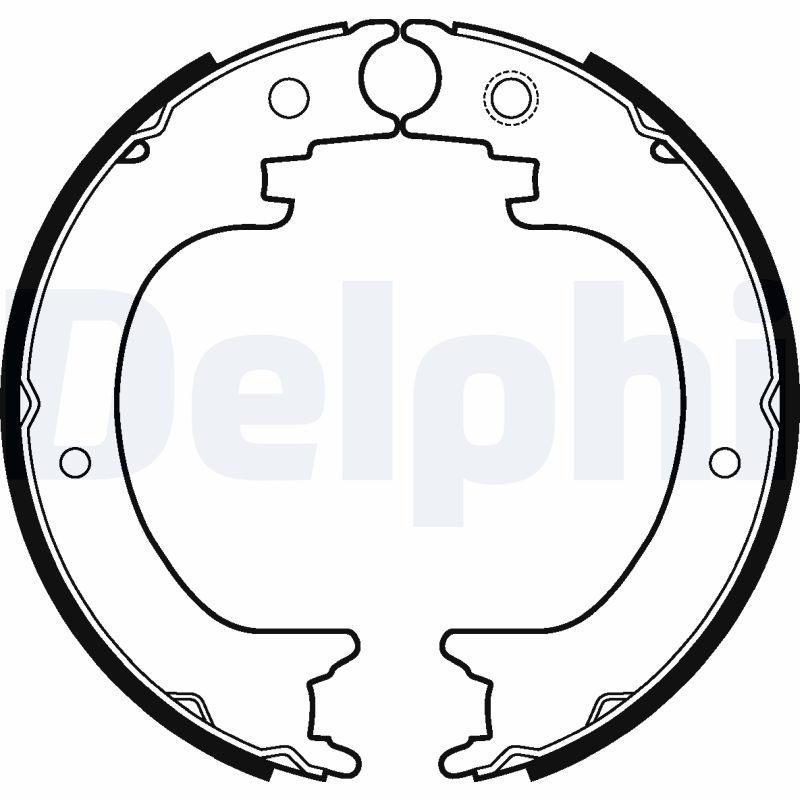 DELPHI Bremsebakkesæt ls2121 for SUBARU LEXUS