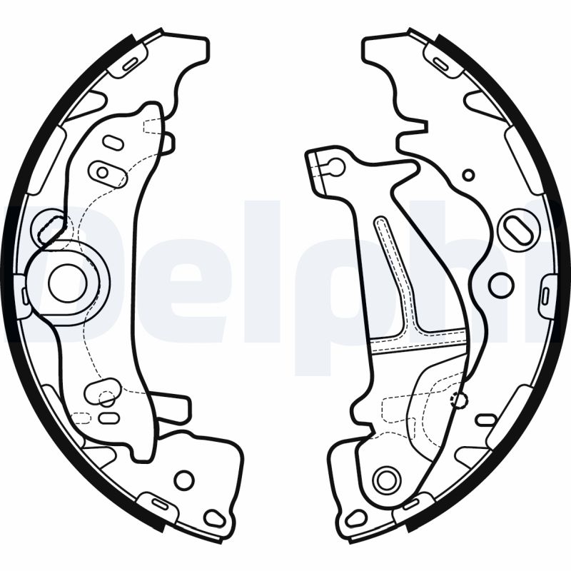 DELPHI Bremsebakkesæt ls2138 for HYUNDAI