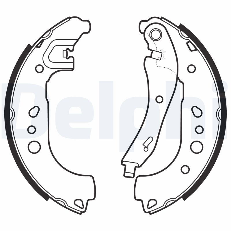 DELPHI Bremsebakkesæt ls2149 for VW AUDI