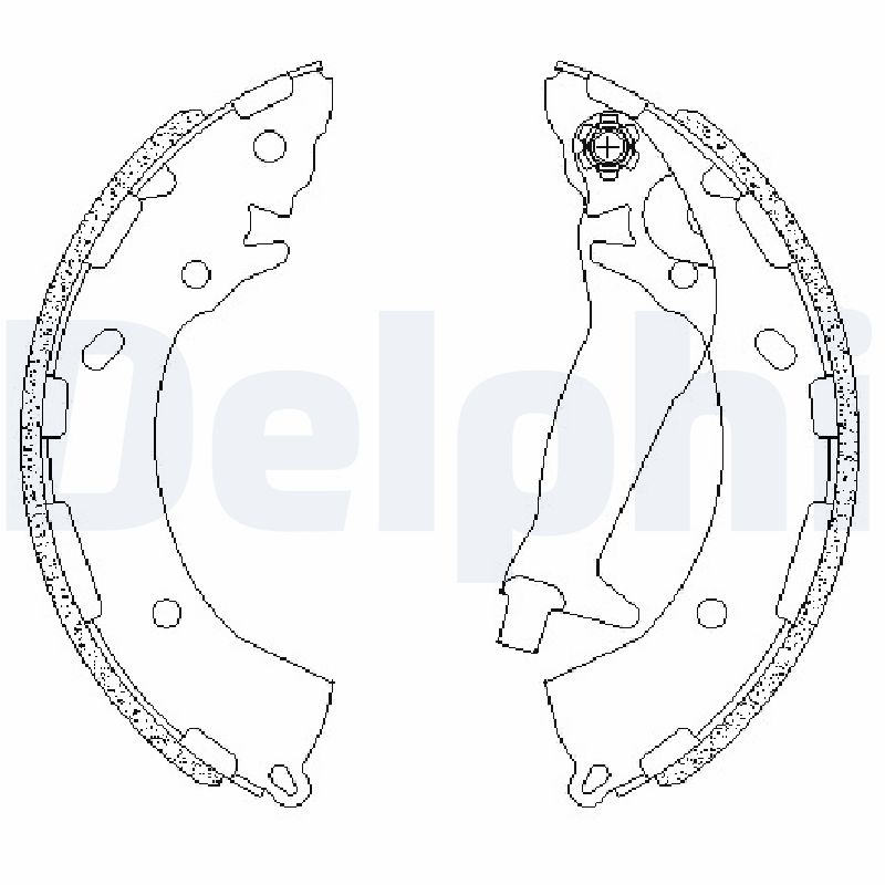 DELPHI Bremsebakkesæt ls2195 for HYUNDAI
