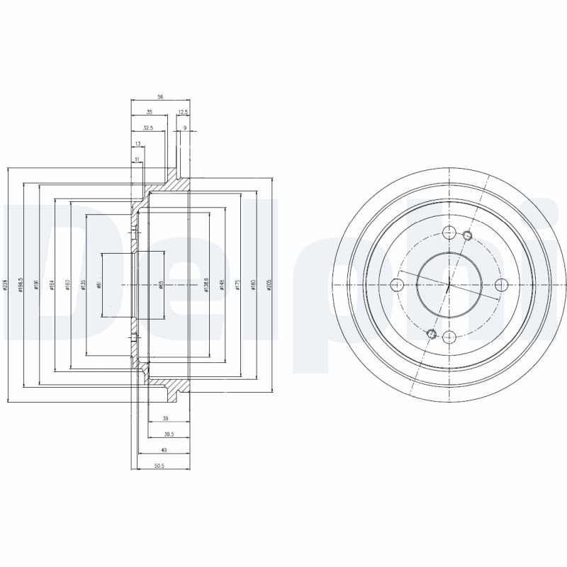 DELPHI Bremsetromle bf516 for HONDA HONDA (GAC)