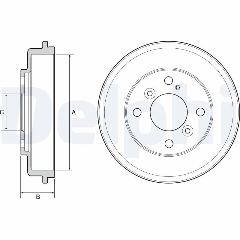 DELPHI Bremsetromle bf525 for FORD ASIA & OCEANIA FORD