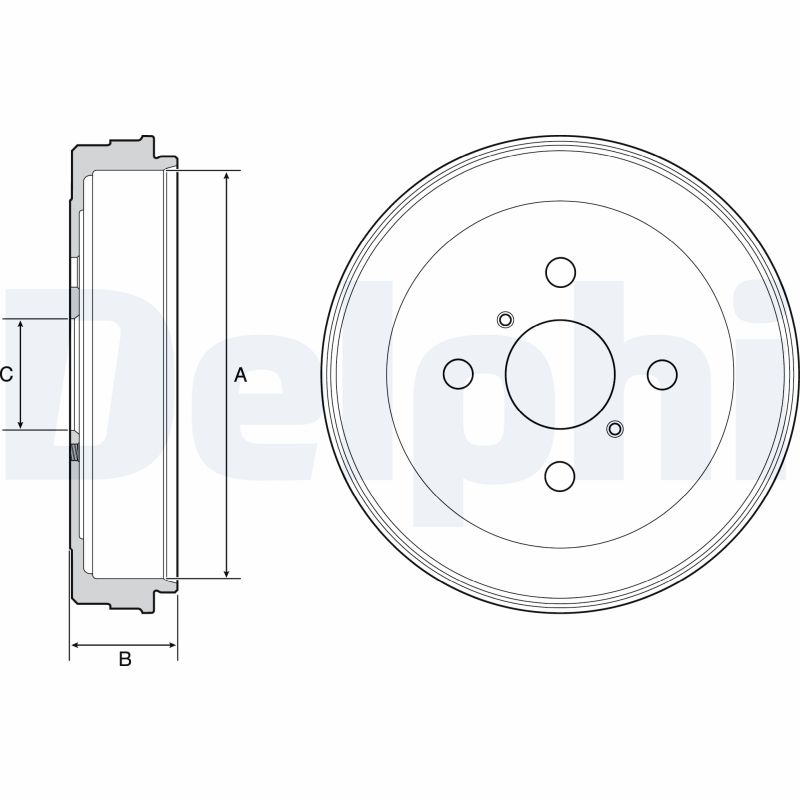 DELPHI Bremsetromle bf530 for TOYOTA