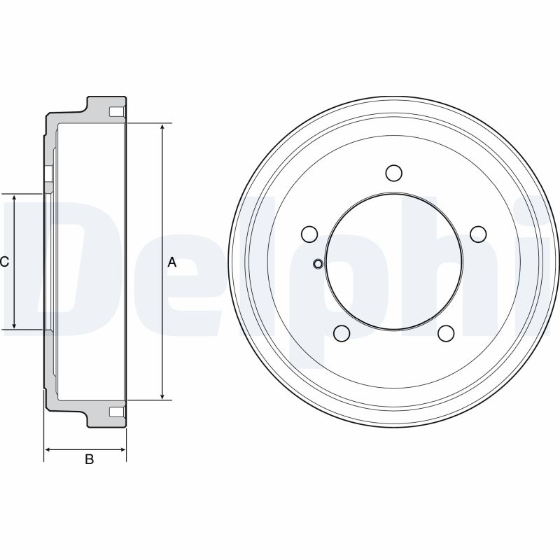 DELPHI Bremsetromle bf531 for SUZUKI