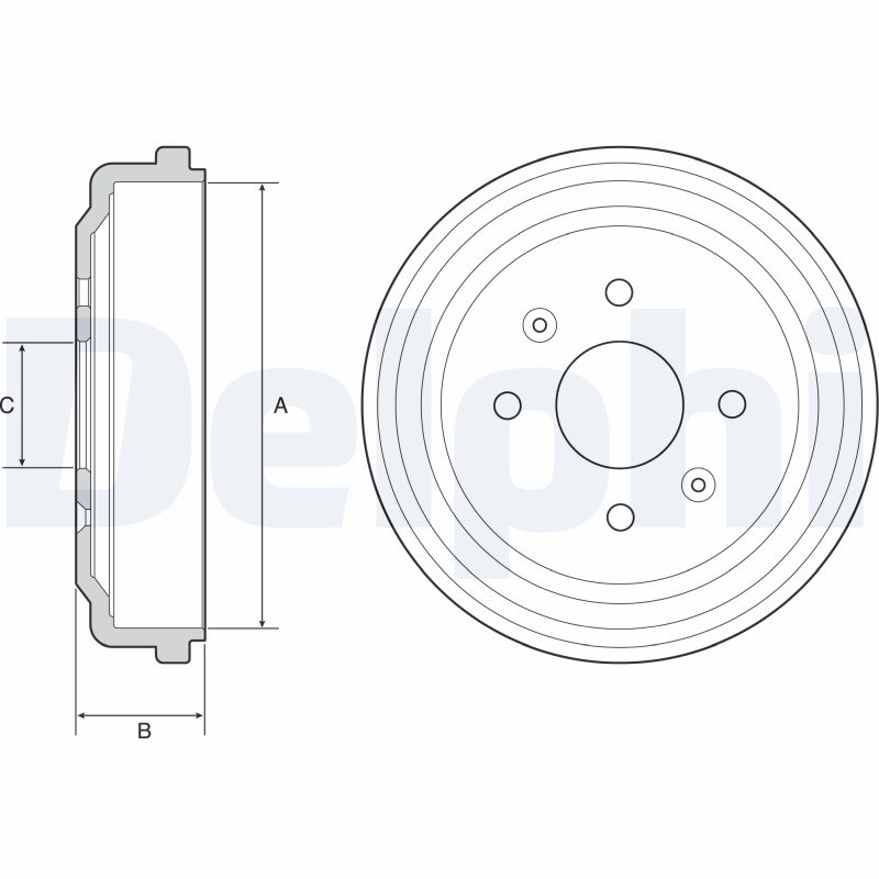 DELPHI Bremsetromle bf548 for CHEVROLET (SGM) CHEVROLET