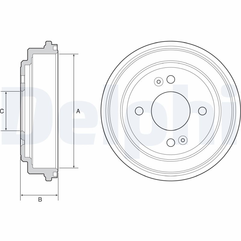 DELPHI Bremsetromle bf551 for HYUNDAI