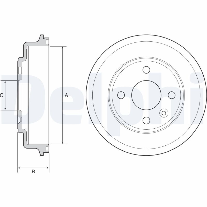 DELPHI Bremsetromle bf554 for CHEVROLET (SGM)