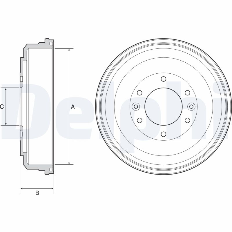 DELPHI Bremsetromle bf555 for HYUNDAI