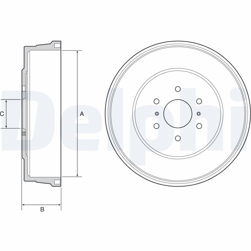 DELPHI Bremsetromle bf557 for NISSAN NISSAN (ZHENGZHOU)
