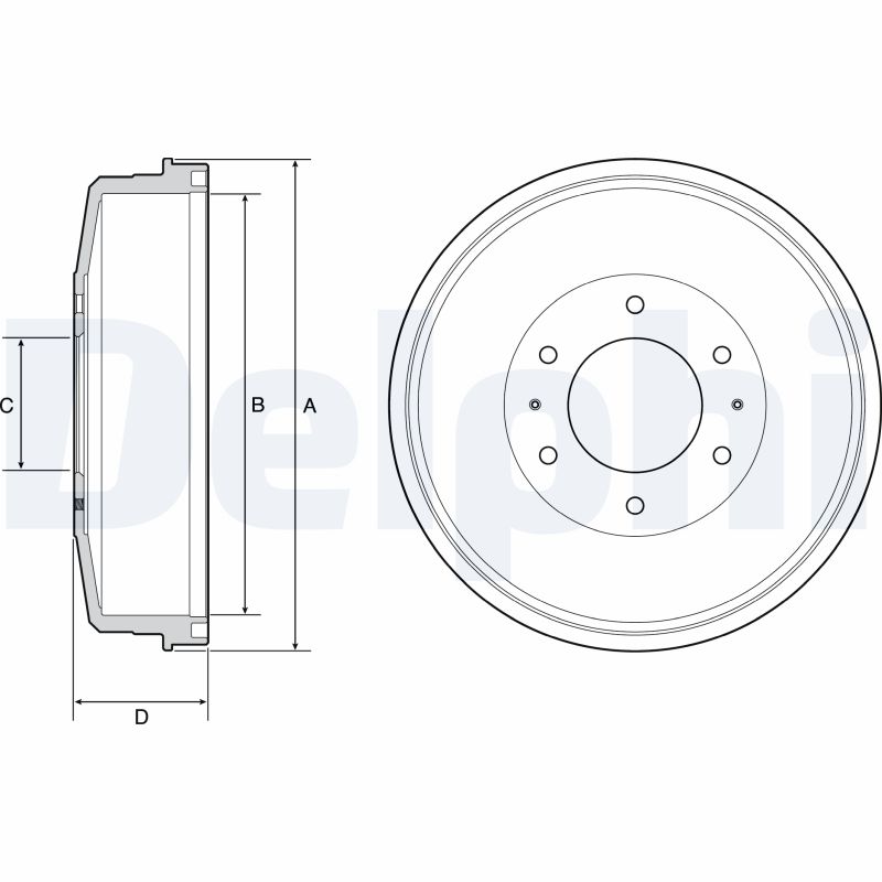 DELPHI Bremsetromle bf559 for MITSUBISHI FIAT