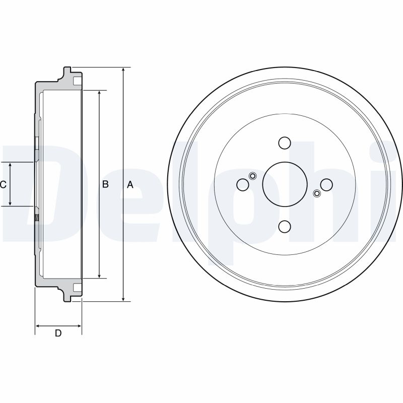 DELPHI Bremsetromle bf560 for TOYOTA