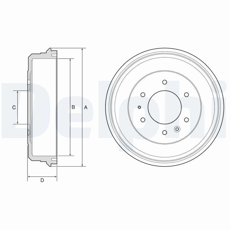 DELPHI Bremsetromle bf581 for FORD USA MAZDA