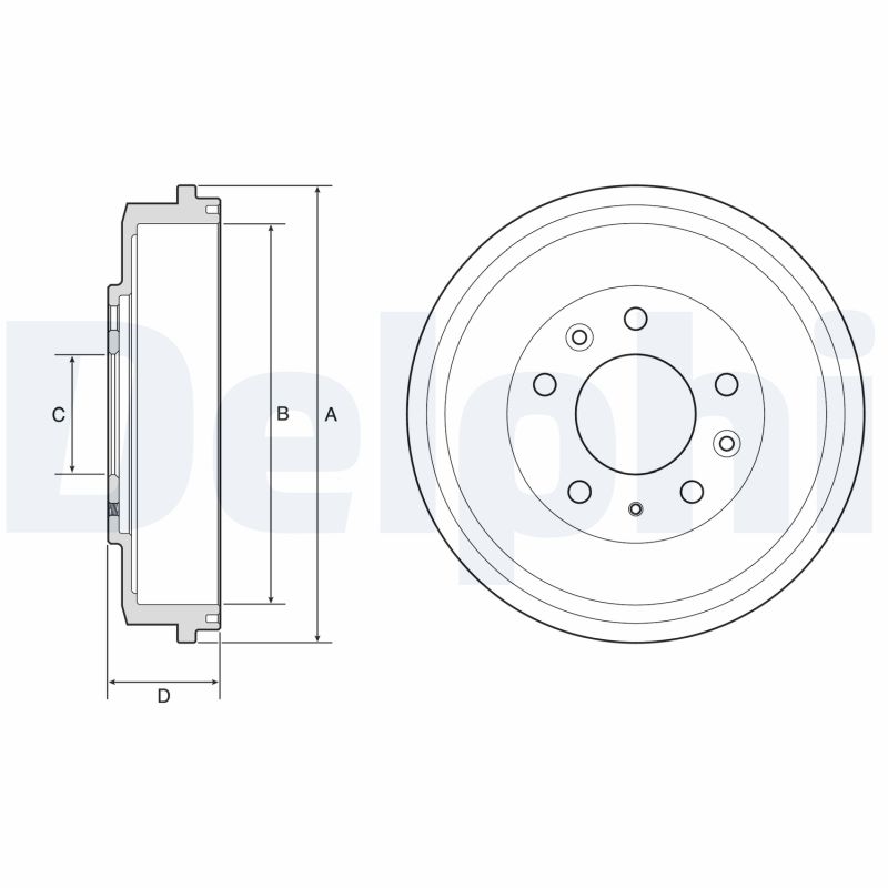 DELPHI Bremsetromle bf579 for MAZDA