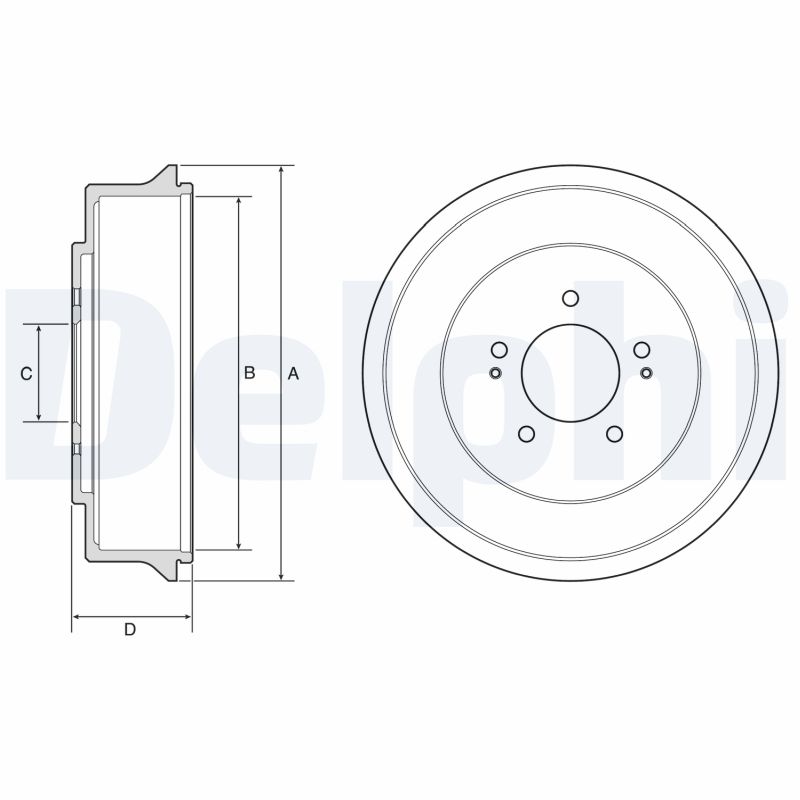 DELPHI Bremsetromle bf585 for HYUNDAI
