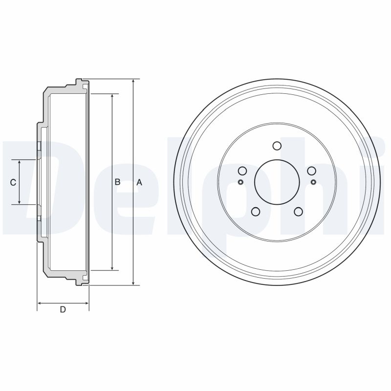 DELPHI Bremsetromle bf586 for HYUNDAI