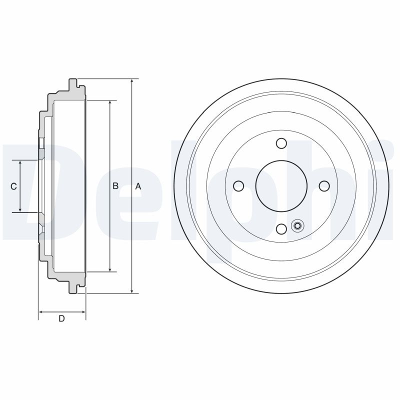 DELPHI Bremsetromle bf592 for HYUNDAI KIA (DYK)