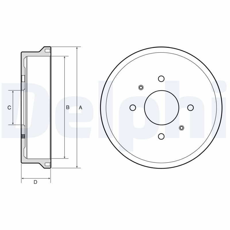 DELPHI Bremsetromle bf604 for MITSUBISHI SMART