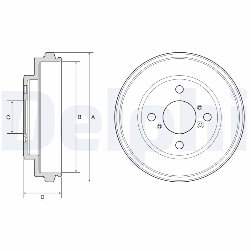 DELPHI Bremsetromle bf625 for SUZUKI