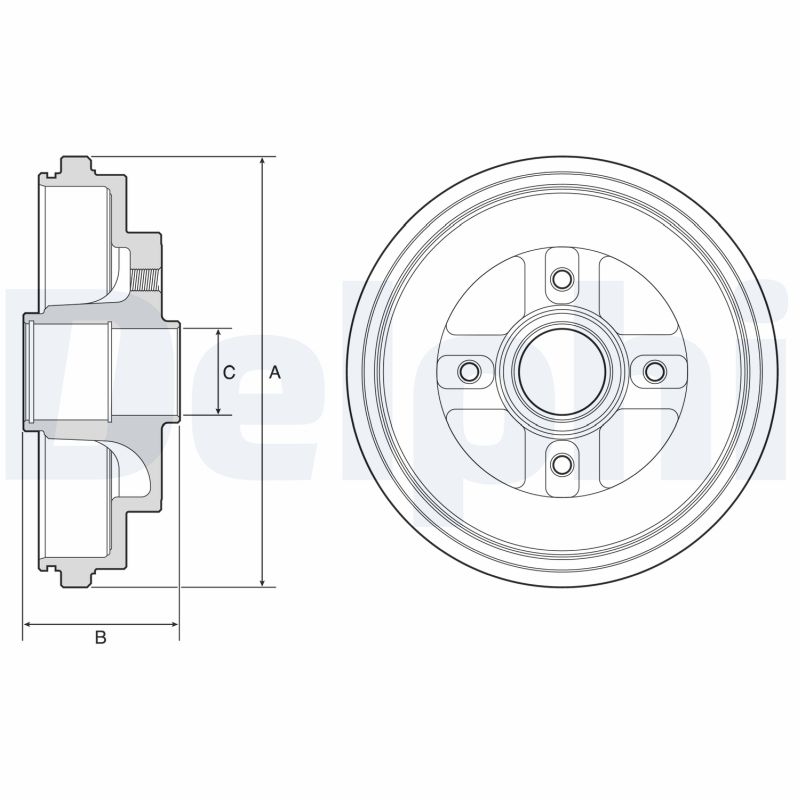 DELPHI Bremsetromle bf630 for SUZUKI