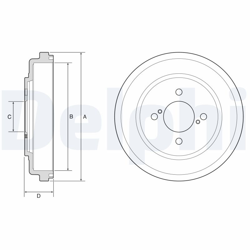 DELPHI Bremsetromle bf643 for SUZUKI