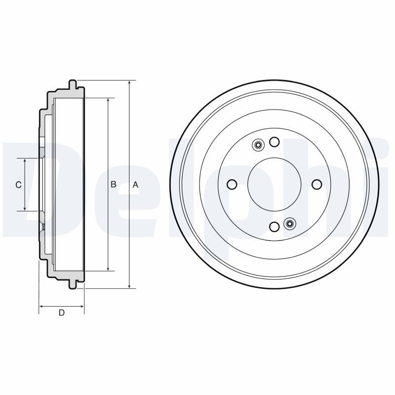 DELPHI Bremsetromle bf665 for HYUNDAI