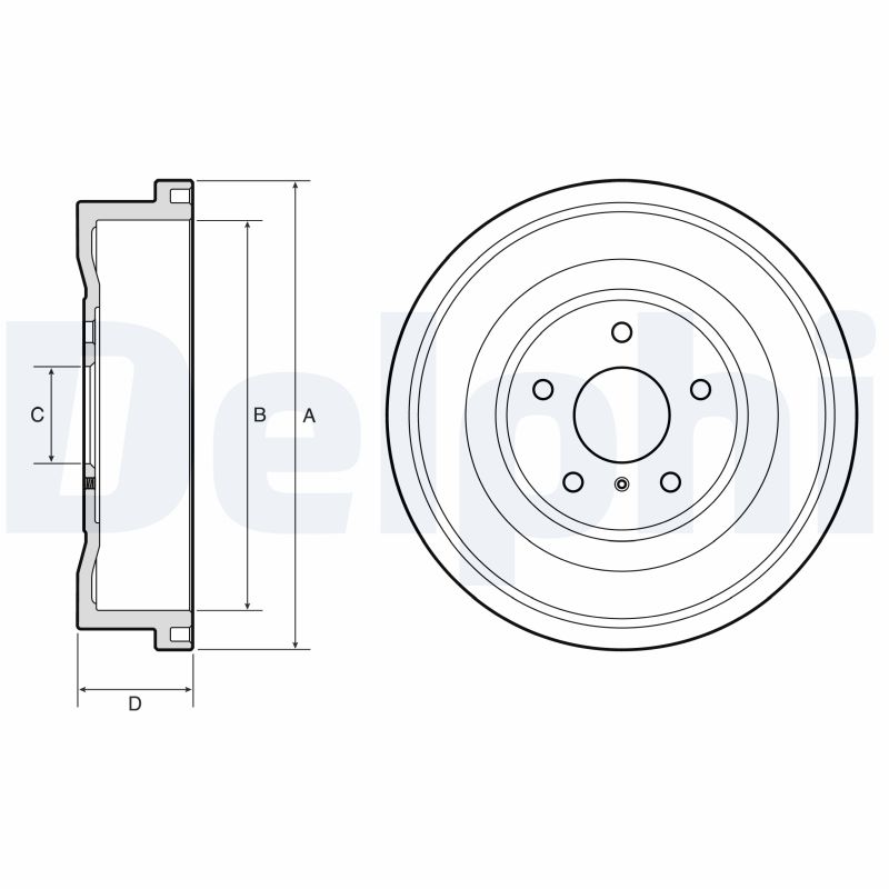 DELPHI Bremsetromle bf669 for FORD