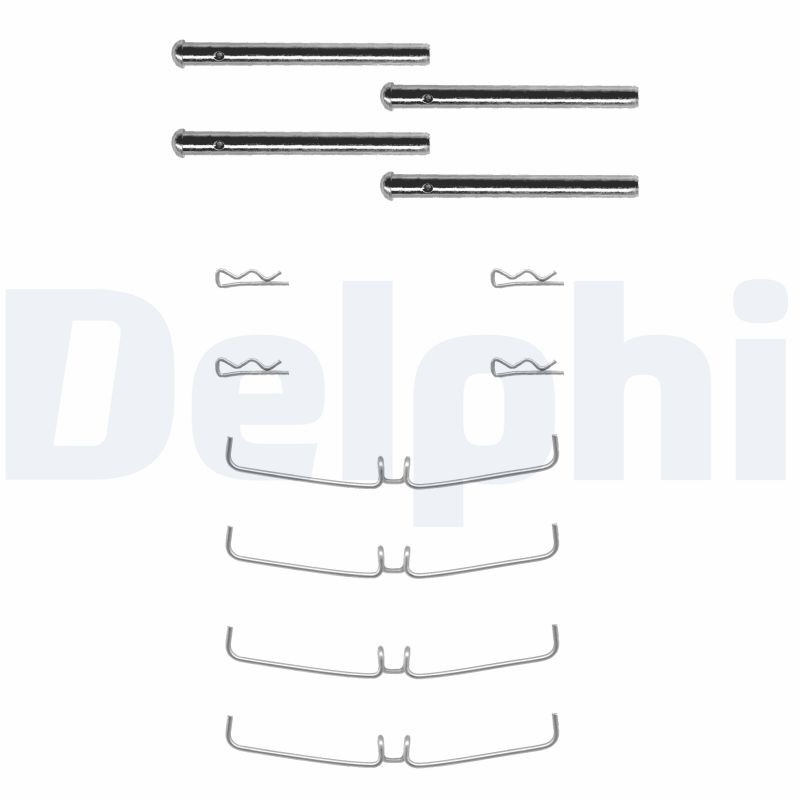 DELPHI Tilbehørssæt, skivebremsebelægning lx0004 for JAGUAR VOLVO ROVER RELIANT