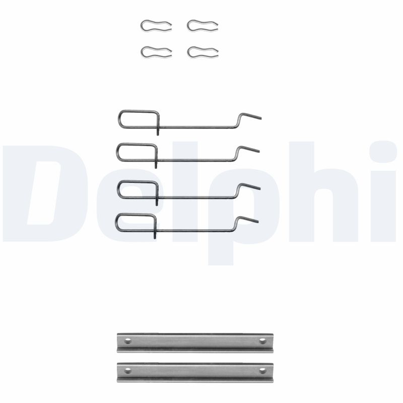 DELPHI Tilbehørssæt, skivebremsebelægning lx0113 for RENAULT