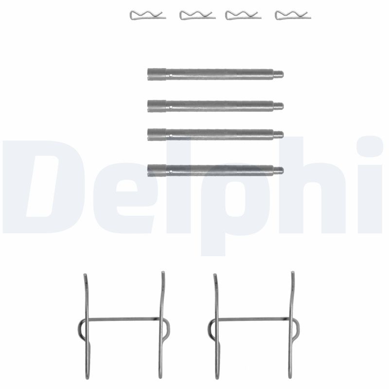 DELPHI Tilbehørssæt, skivebremsebelægning lx0154 for PEUGEOT
