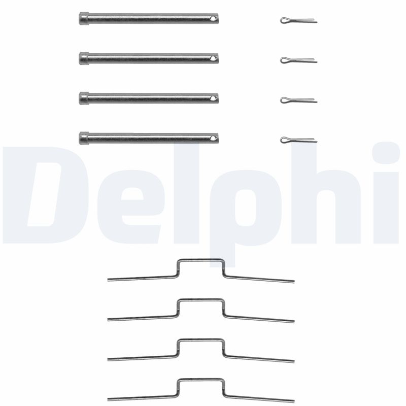 DELPHI Tilbehørssæt, skivebremsebelægning lx0165 for LAND ROVER