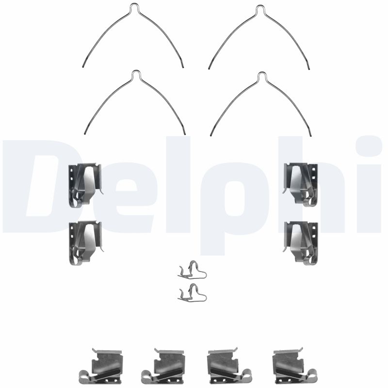 DELPHI Tilbehørssæt, skivebremsebelægning lx0265 for TOYOTA