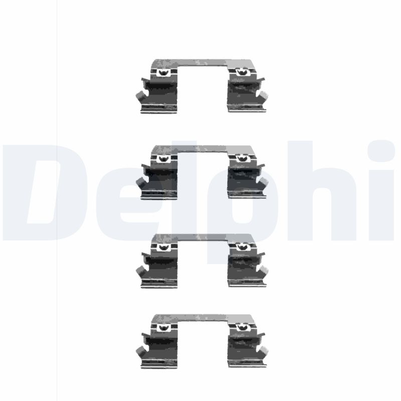DELPHI Tilbehørssæt, skivebremsebelægning lx0336 for MERCEDES-BENZ