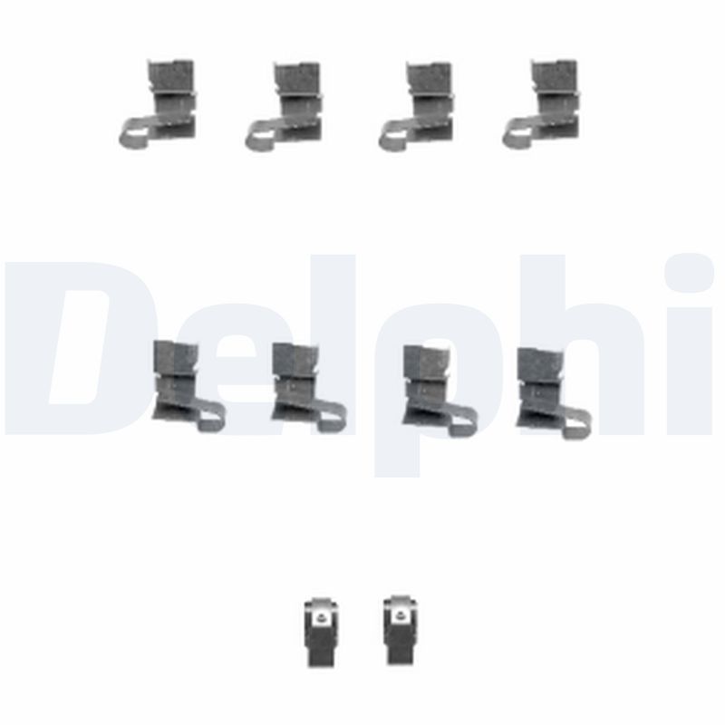 DELPHI Tilbehørssæt, skivebremsebelægning lx0432 for SUZUKI