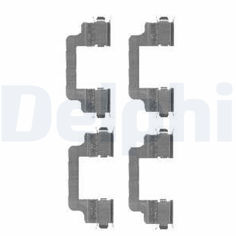 DELPHI Tilbehørssæt, skivebremsebelægning lx0454 for LAND ROVER