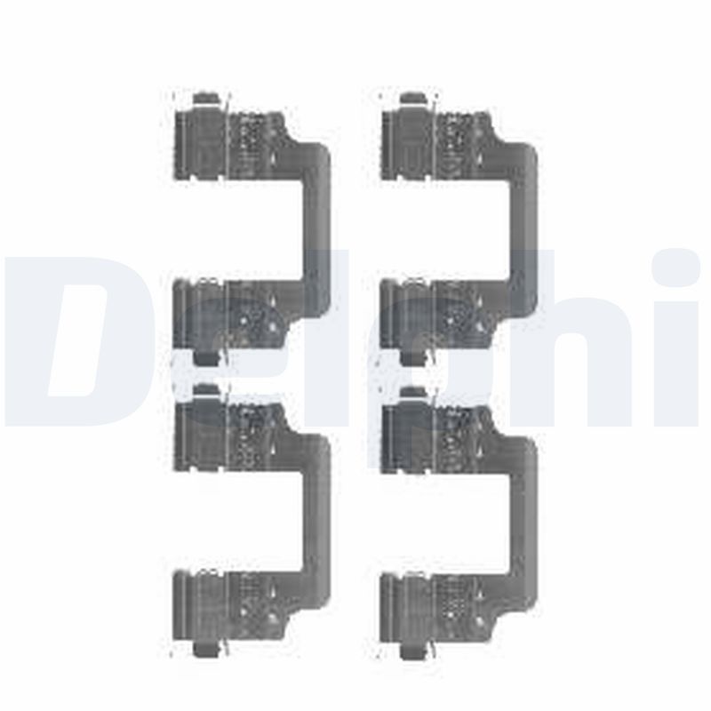 DELPHI Tilbehørssæt, skivebremsebelægning lx0455 for LAND ROVER