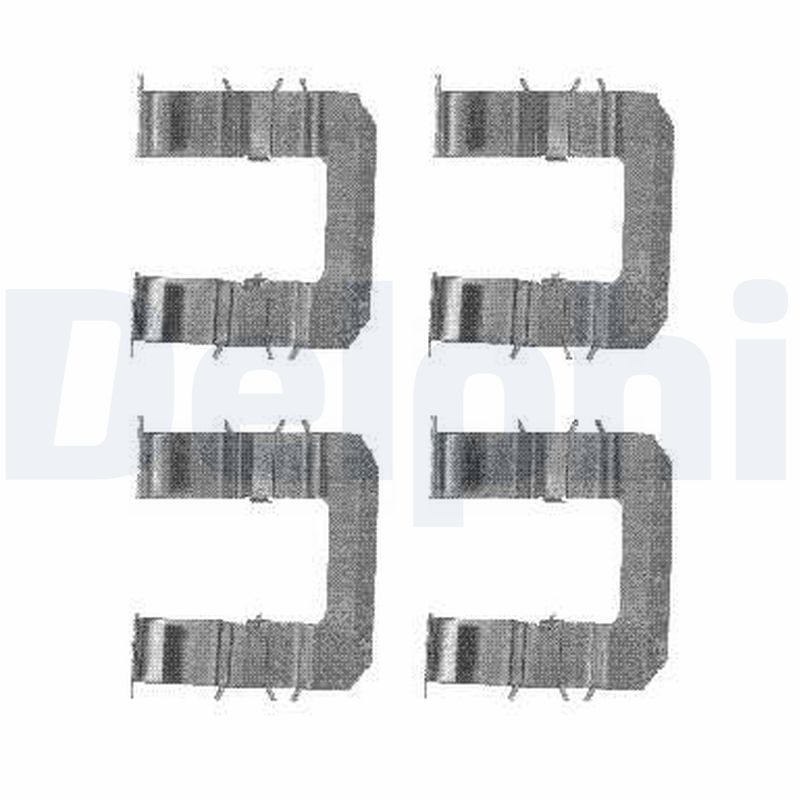DELPHI Tilbehørssæt, skivebremsebelægning lx0483