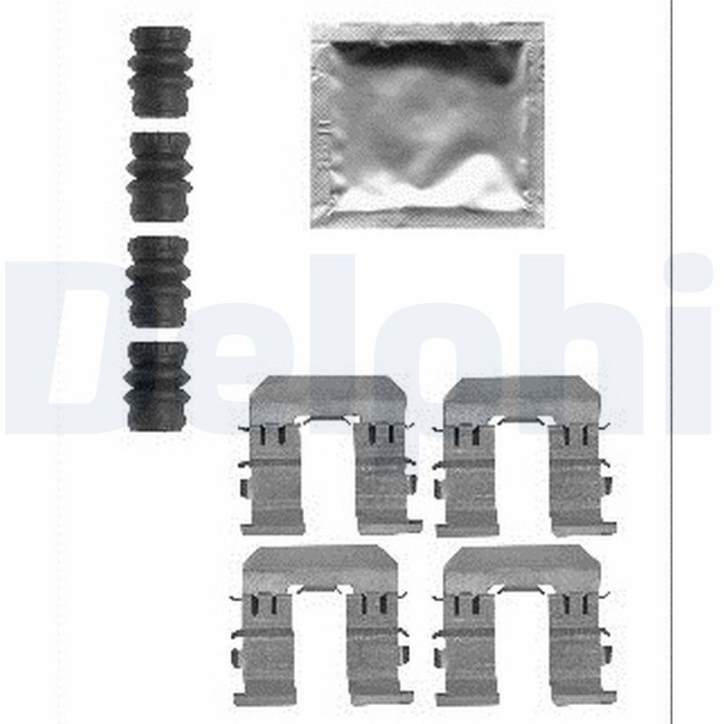 DELPHI Tilbehørssæt, skivebremsebelægning lx0565 for SUBARU
