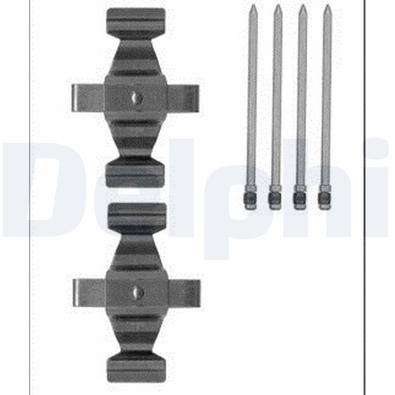DELPHI Tilbehørssæt, skivebremsebelægning lx0566 for MERCEDES-BENZ