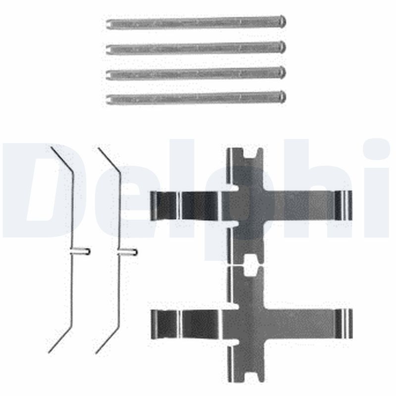 DELPHI Tilbehørssæt, skivebremsebelægning lx0601 for TOYOTA