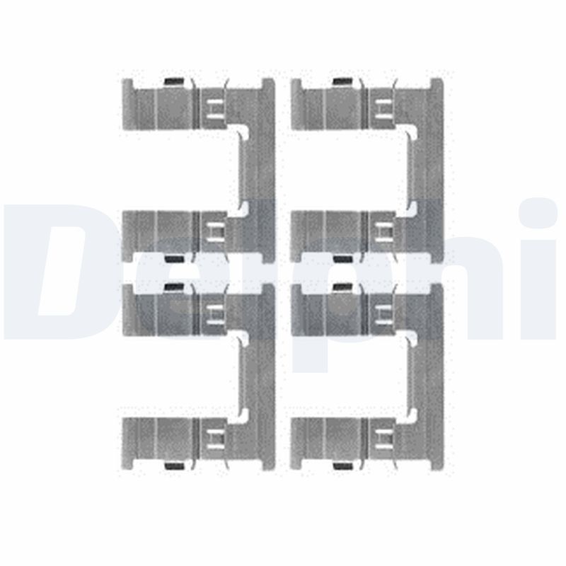 DELPHI Tilbehørssæt, skivebremsebelægning lx0607 for MITSUBISHI