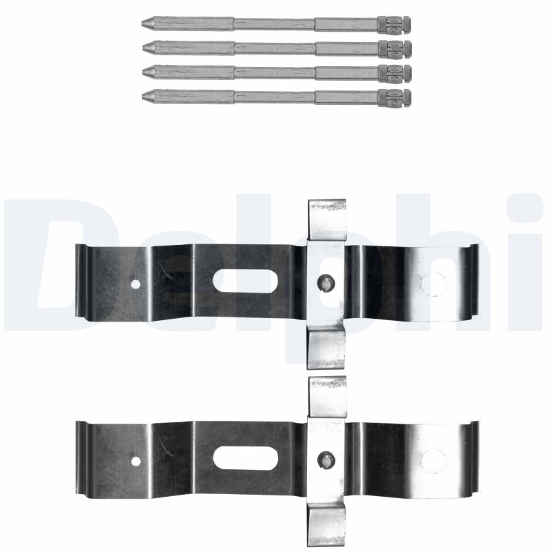 DELPHI Tilbehørssæt, skivebremsebelægning lx0628 for MERCEDES-BENZ
