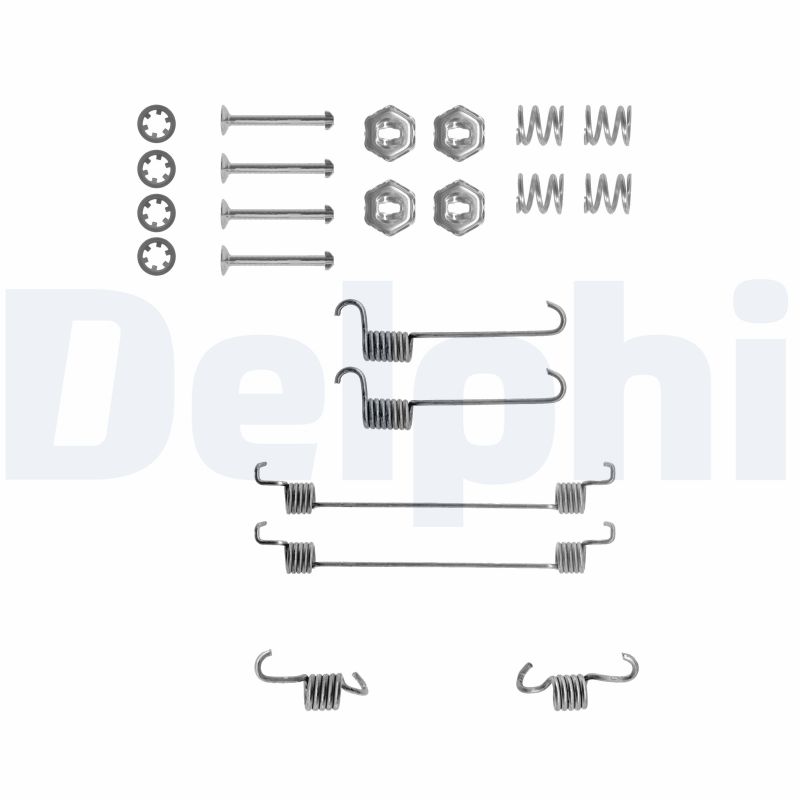DELPHI Tilbehørssæt, bremsebakker ly1110 for CITROËN PEUGEOT