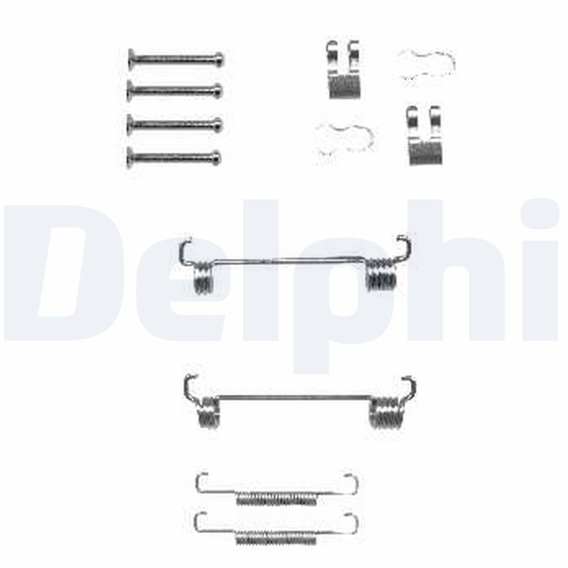 DELPHI Tilbehørssæt, parkeringsbremsebakker ly1344 for CITROËN