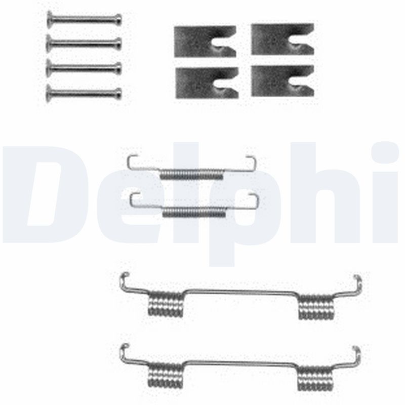 DELPHI Tilbehørssæt, parkeringsbremsebakker ly1366 for LAND ROVER