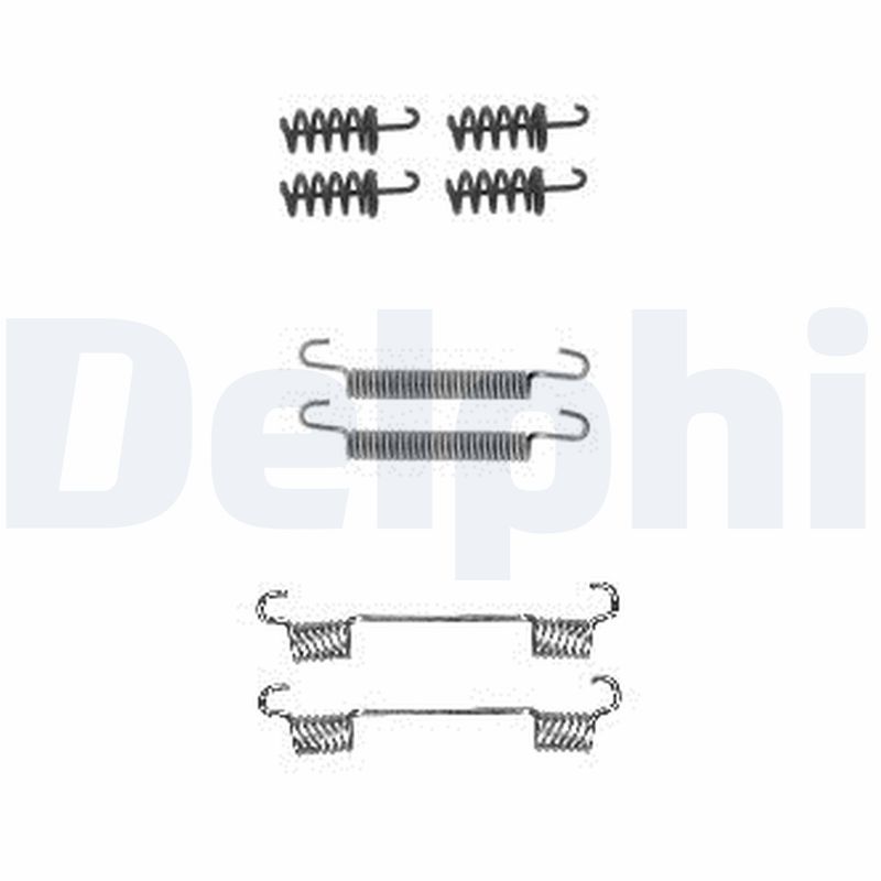 DELPHI Tilbehørssæt, bremsebakker ly1380 for MERCEDES-BENZ VW