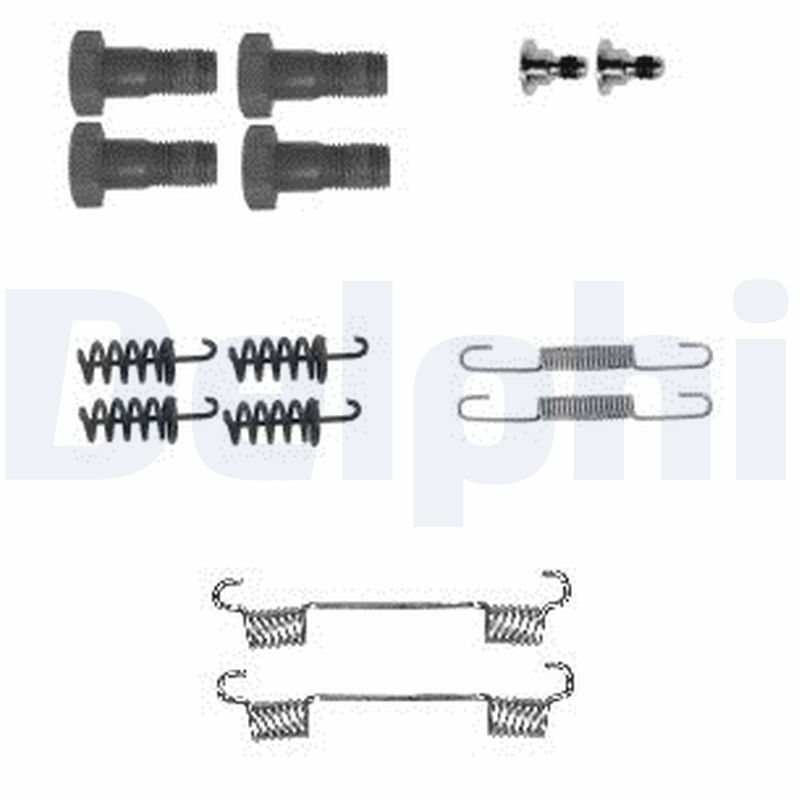 DELPHI Tilbehørssæt, parkeringsbremsebakker ly1395 for MERCEDES-BENZ