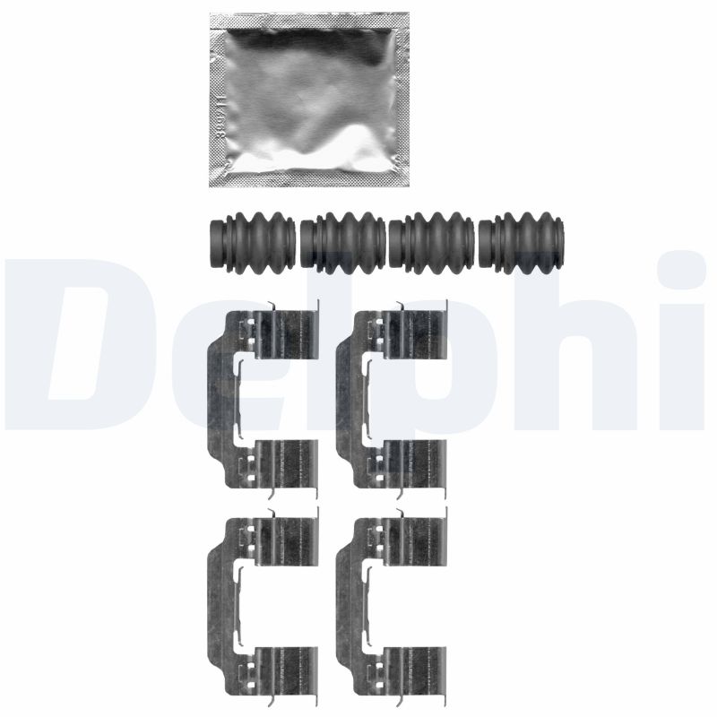 DELPHI Tilbehørssæt, skivebremsebelægning lx0664 for PEUGEOT