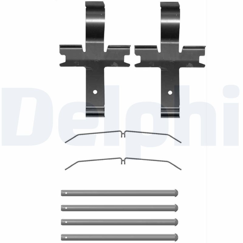 DELPHI Tilbehørssæt, skivebremsebelægning lx0742 for TOYOTA