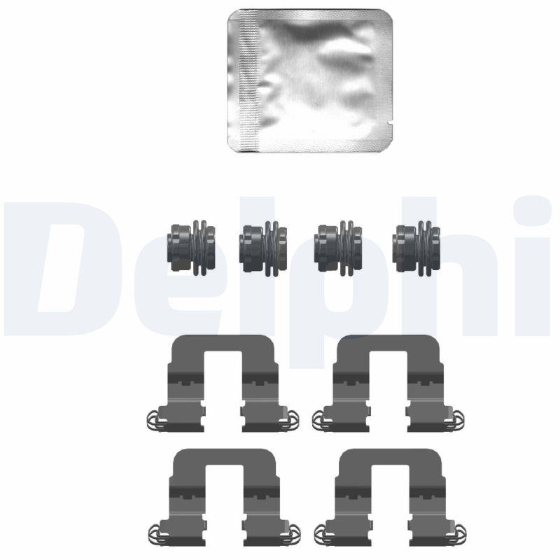 DELPHI Tilbehørssæt, skivebremsebelægning lx0752 for HONDA